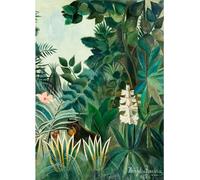 BBAUER Henri Rousseau Poster Exotic Forest Jungle Canvas Painting Abstract Landscape Wall Art Henri Rousseau Prints For Home Decor Picture 50x70cm No Frame