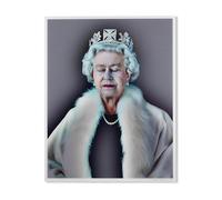 BBAUER Queen Elizabeth II Portrait Posters Elizabeth II Queen Canvas Painting Wall Art Elizabeth II Queen Prints For Home Decor Picture 60x80cm No Frame