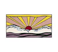 BBAUER Roy Lichtenstein Poster The Sunrise Wall Art Pop Art Canvas Painting Roy Lichtenstein Prints Modern Picture For Home Decor 60x90cmx1 No Frame