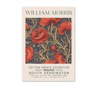 BBAUER William Morris Posters Floral Canvas Painting William Morris Wall Art William Morris Prints For Living Room Decor Pictures 40x50cm No Frame