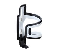 BBB Dual Attack Bicycle Bottle Cage - Black, White Composite