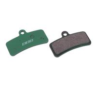BBB Cycling Bike Disc Brake Pads 1x Pair of E-Bike Durable Disc Brake Pad High-Performance Compatible with Shimano, Tektro and Bengal Systems DiscStop E-Bike BBS-55E, Green
