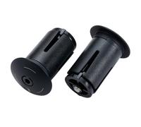 BBB BHT-97 ScrewOn Alu Bar End Caps - Black