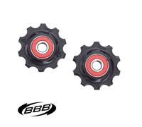 BBB BDP-11 RollerBoys Ceramic Jockey Wheels 10T - Black / 9 Speed