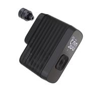 BBB Cycling Electric Mini Bike Pump Ultra-Portable Size 120 PSI / 8 Bar Rechargeable Tyre Inflator for MTB, Road & Gravel Bikes - USB-C Fast Charge, LED Light - Presta & Schrader Compatible BarBank