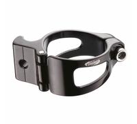 BBB Cycling Front Derailleur Clamp ShiftFix | Lightweight Aluminium Bike Derailleur Mount | Seatpost Tube 34.9mm | BSP-90