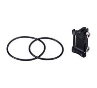 BBB Cycling NumberFix Bike Seatpost Race Number Clamp Aluminium Numberclamb Roadbike and MTB | Black - BSP-95