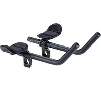 BBB Cycling AeroMax Aluminium Tri Bars | J-bend Aerobars for Road Bikes | Multi-adjustable PU Arm Pads | Compatible with 25.4/31.8 mm Bike Handlebars | BHB-60