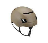 BBB Cycling BackStreet LED ERT E-Bike Helmet with Integrated USB Light - Eco-Friendly Hard Shell Urban Bike Helmet - Magnetic Fidlock Buckle - CE EN 1078 Certified - Matt Camel - Medium (54-58 cm)
