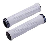 BBB Cycling Bicycle Handlebar Grips E-Mountain Bikes Anti-Slip One Pair White Python BHG-95