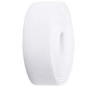 BBB Cycling Bicycle Handlebar Tape White Road, Urban, MTB bar tape Non-Slip Pattern Grip Tape Includes Handlebar Plugs UltraRibbon BHT-15