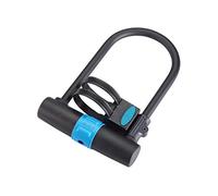BBB Cycling Bicycle Lock with Key and Bracket Hardened Steel Chain Security Anti-Theft Urban Road Bike MTB U-Vault BBL-28, Black