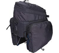 BBB Cycling Bicycle Pannier Rear Rack Pack Waterrepellent 3 Compartments 14 Liter Black TrunkPack BSB-133