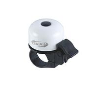 BBB Cycling Bike Bell with Clamp and Crisp Sound for Handlebar Mountain Road and Racing Bikes Loud & Clear White BBB-11