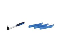 BBB Cycling Bike Cassette Removal Tool I Lockring Tool For All Bikes I Shimano Cassette Removal Tool I Sram Compatible I LockOut BTL-12S & Park Tool TL-1.2 - Tyre Lever Set Of 3 Carded Tool, Blue