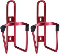 Bbb Cycling Bike FuelTank Water Bottle Holder, Red Anodised, One Size (Pack of 2)