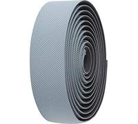 BBB Cycling Bike Handlebar Tape Gravel And Road Bike Diamond Pattern For Strong Grip Includes Handlebar Plugs GravelRibbon BHT-16,Grey