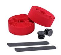 BBB Cycling Bike Handlebar Tape Road Bike Foam Grip Bike Tape Includes Handlebar Plugs RaceRibbon BHT-01,Red