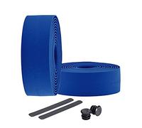 BBB Cycling Bike Handlebar Tape Road Bike Foam Grip Includes Handlebar Plugs RaceRibbon BHT-01, Blue