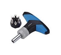 BBB Cycling Bike Torque Wrench Spanner I 5 Hex Key Set Mini Torque Wrench I T25 Torx Hand Tool I TorqueFix BTL-119, Black