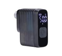 BBB Cycling Electric Mini Bike Pump Ultra-Portable Size 120 PSI / 8 Bar Rechargeable Tyre Inflator for MTB, Road & Gravel Bikes - USB-C Fast Charge, LED Light - Presta & Schrader Compatible BarBank