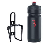 BBB Cycling FuelTank And CompTank Bike Bottle Holder With BPA-free Bike Water Bottle I Bike Bottle Cage And Bottle Set I Universal Fit 550ml I BBC-03C