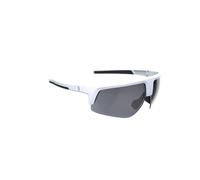 BBB Cycling Glasses Sports Glasses Durable Cycling Sunglasses Men and Women 100% UV Protection Gravel Bike Road Bike & MTB Comet Matt White BSG-75