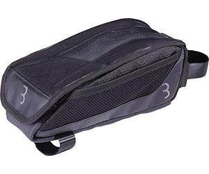 BBB Cycling Pouch Frame Bag TopTank | Universal Fit Smartphone Touchscreen MTB Road and Urban Biking | BSB-18 7" Top Tube Bicycle Storage 7,5L for Race Mountain, Black, |
