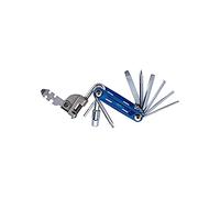 BBB Cycling Prime Fold Large Folding Multi-Tool for Bikes-Large,Blue/Silver