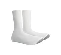 BBB Cycling RaceFlex Zipperless Overshoes - Aerodynamic, Windproof and Waterproof - Road Cycling Shoe Covers - White - Size 41/42 - BWS-29
