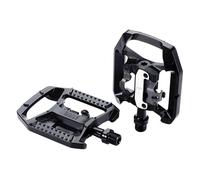 BBB Cycling Road Bike Dual Function Pedals with Cleats SPD & Flat 9/16" Durable