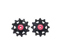 BBB Cycling RollerBoys Ceramic 12T SR-XPLR Jockey Wheels - 12-Speed Ceramic Bearing Derailleur Pulleys for SRAM XPLR - Low Friction & High Durability - Black - BDP-20X