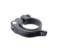 BBB Cycling SmoothLever Bike Seatpost Clamb Quick Release Seat Post Clamb for Aluminium Seatposts Roadbike, MTB and E-Bike | 34.9 mm Black - BSP-87