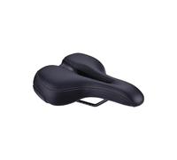 BBB Cycling SoftShape Active Bicycle Saddle I Bike Seat Unisex I Sportive Design Bike Saddle With Cut-Out I BSD-122, Black