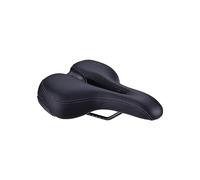 BBB Cycling SoftShape Active Bicycle Saddle I Bike Seat Unisex I Sportive Design Bike Saddle With Cut-Out I BSD-122, Black