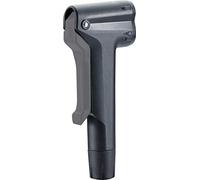 BBB Cycling Unisex ? Adult's Head for Bike Foot Dunlop Schrader Presta Valves Suitable for All BBB Bicycle Pumps DualHead 3.0 BFP-96, Black, One Size