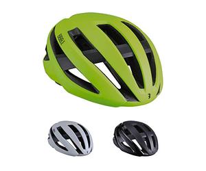 BBB Cycling Unisex's Maestro BHE-10 Road Bike Helmet MIPS Lightweight Adjustable Safety Protection CE Certified Mens Womens Neon Yellow Size Medium (55-58cm), M