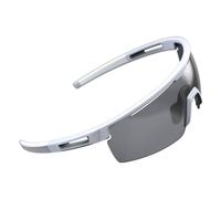 BBB BSG-57 Avenger Cycle Bike Sunglasses Matt White / White Tips / Smoke Lenses