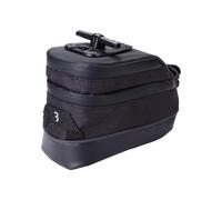 BBB Cycling Waterproof Saddle Bag I Bike Saddle Bag Cycling I Waterproof Saddlebag I Bikepacking Bicycle Saddle Bag I StorePack Reflective BSB-12L Black