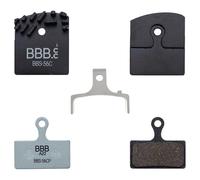BBB Cycling Shimano Disc Brake Pads I Cooling Fins For Optimal Heat Dissipation I Organic Compound Brake Pads I DiscStop Coolfin BBS-56C