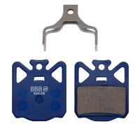 BBB Cycling Campagnolo Disc Brake Pads - DiscStop HP - Organic Compound - Compatible with Campagnolo Super Record, Record, EKAR, Chorus, Potenza - Blue - BBS-79