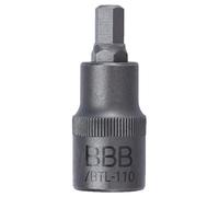 Bbb Hexplug 8 Mm Allen Key Socket 1/2´´ 8 mm Silver