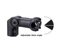 BBB 2021 HighFix V2 Adjustable Stem in Black 100Mm 25.4Mm, Black