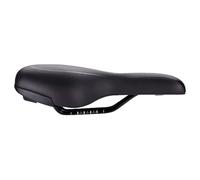 BBB BSD-92 - Road Touring Bike Saddle Meander Active Saddle Black 185mm Wide