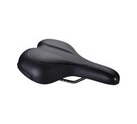 BBB BSD-92 - Road Touring Bike Saddle Meander Active Saddle Black 185mm Wide