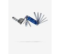 BBB Cycling Prime Fold Large Folding Multi-Tool for Bikes-Large,Blue/Silver