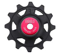 Bbb Rollerboys Ceramic Sram Jockey Wheel Set 12-14t Black / Red