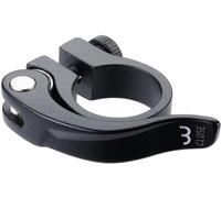 BBB Cycling SmoothLever Bike Seatpost Clamb Quick Release Seat Post Clamb for Aluminium Seatposts Roadbike, MTB and E-Bike | 34.9 mm Black - BSP-87