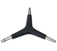 BBB Torx Key Set for Bikes Portable Triple 3-in-1 Bicycle Tool Set T25/30/40 BTL-28T Cycling TorxStar, One Size, Black