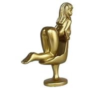 Bbbabeslk Female Sculpture - Resin Girl Statue Home Decor | Resin Sexy Female Sculptures Kneeling On A Chair, Female Body Statue Art Table Decor Home Room Unique Decoration, Decorative Home Art Decor